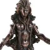 Celtic Mythology Goddess Danu Irish Goddess Cast Bronze Collectible Figurine 10 Inch