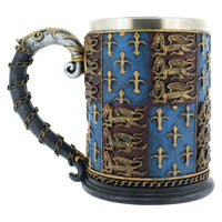 Medieval Times Coat of Arms Mug Tankard 13oz