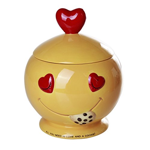 All You Need is Love and Cookies Ceramic Cookie Jar 8 Inch Tall
