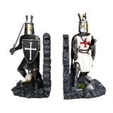 Medieval Time Religious War Crusader Knights Battle of Hattin Decorative Bookends Set