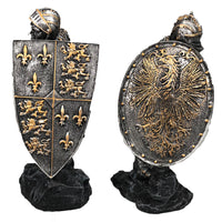 Medieval Time War Knights in Battle Decorative Bookends Set