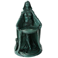Celtic Mythology Goddess Danu Mother of Gods by Maxine Miller Collectible Figurine Green 16"H