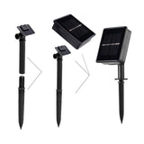 Pacific Giftware Eco-friendly Solar Powered Rechargeable Plastic Garden Edging Border Fence Panel Set of 4