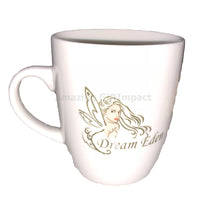 Dream Eden Red Tea Sugar Fairy Figurine with Drinking Mug and Sunflower Plate