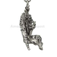 Baphomet Figurine Satanic Pagan Demon Occult Goat of Mendes Statue Necklace
