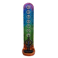 Rainbow Spiral Yoga Goddess Resin Figurine Incense Holder