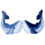 Humpback Whales Ceramic Magnetic Salt and Pepper Shaker Set