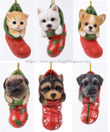 Kitten/Puppy Decorative Holiday Festive Christmas Hanging Ornament