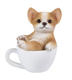 Puppy Adorable Mini Teacup Pet Pals Puppy Collectible Figurine 3.25 Inches