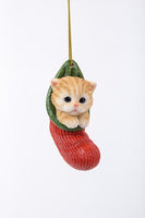 Kitten/Puppy Decorative Holiday Festive Christmas Hanging Ornament