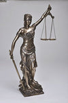 18" Blind Lady Scales of Justice Statue Lawyer Attorney Judge Figurine