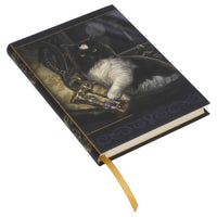 Lisa Parker Time's Up Black and White Cat Cover Embossed Collector Journal Book