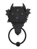 Horned Dragon Head Door Knocker Home Decor Figurine