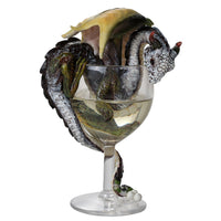Fantasy White Wine Dragon Collectible Figurine Drinks & Dragons Collection by Stanley Morrison 7.25"H