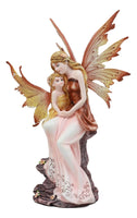 "Motherhood" Mother and Daughter Fairy Statue Fairy Garden Fantasy Collector Figurine