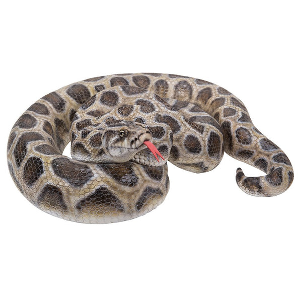 Realistic Looking Python Snake Statue Quality Detailed Sculpture Amazing Likeness Life Size Scale Resin Sculpture Hand Painted Statue Indoor Outdoor Decor