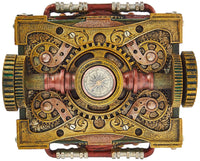 Steampunk Gear Compass Trinket / Jewelry Box