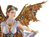 PTC 13.13 Inch Steampunk Fairy Aviator Adventure Statue Figurine