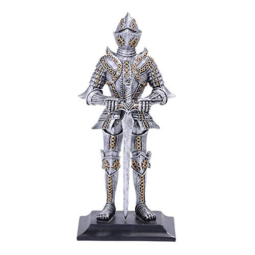 Pacific Giftware PT Medieval Crusader Knight of The Norther Star in Full Shield and Sword Armor Small Collectible Figurine