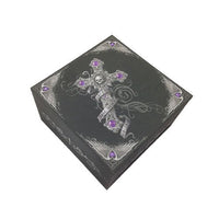 Small Skull Cross Mirror Box