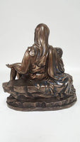The Pieta Michelangelo Inspired Jesus and Mary Statue 10.5 Inches Collectible