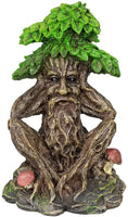 Botega Distributing Forest Spirit See Hear Speak No Evil Wise Greenman Figurines Set of Three Whispering Forest