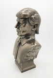 US President Donald J Trump Cold Cast Bronze Bust 7.5 Inches Tall Collectible Figurine