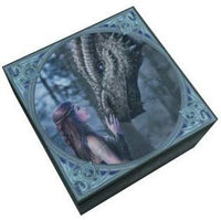 PTC 5 Inch Once Upon a Time Jewelry/Trinket Box with Mirror Figurine