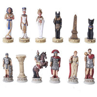 Crusader VS Ottoman Chess Set With Glass Board