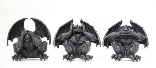 Gargoyle See No Evil Shelf Sitters