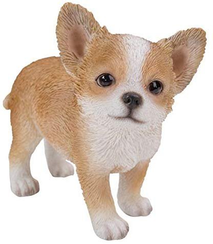 Pacific Giftware Realist Look Chihuahua Puppy Standing Resin Figurine Statue