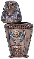 Mythological Egyptian Qubsenuef Canopic Jar Statue Figurine