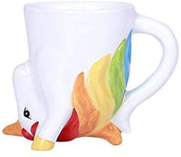 Pacific Giftware Topsy Turvy Unicorn Expresso Mug Adorable Mug Upside Down Home Office Decor