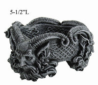 5.5 Inch Pan Character Cold Cast Resin Figurine Ashtray, Gunmetal