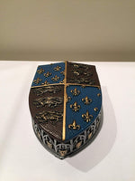 Pacific Giftware Medieval Times Coat of Arms Shield Lidded Box