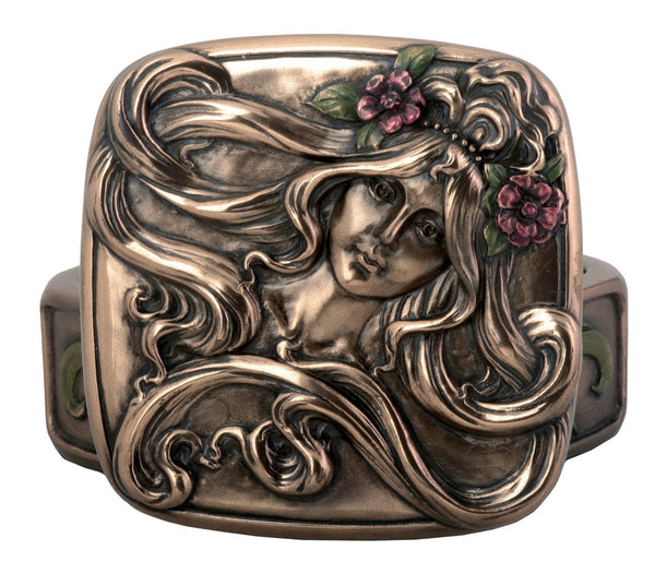 Bronze Color Display Art Nouveau Primtemps Box