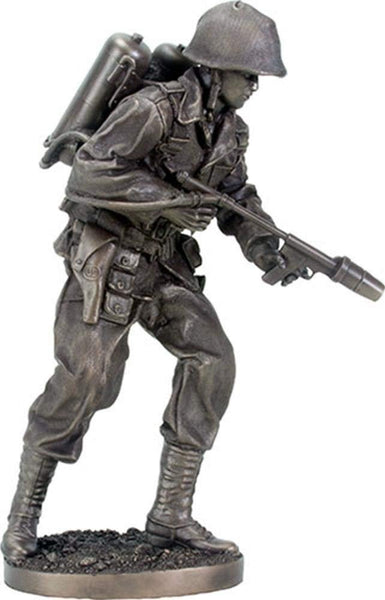 YTC 11.25 Inch Black, Dark Grey World War Two - Standing Flame Thrower