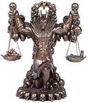 Pacific Giftware Ancient Egyptian Anubis God Miniature Statue Bronze Finish