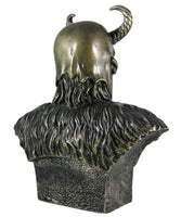 PTC 11 Inch Loki Armored God with Horns Head and Bust Statue Figurine