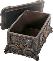 YTC Summit International Dragon Chest Jewelry Trinket Box Storage Container Fantasy Home Decoration New
