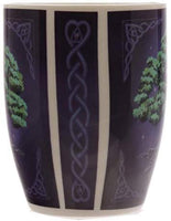 4" Tree of Life Colored New Bone China Porcelain Coffee Drinking Mug