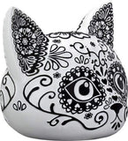 SUMMIT COLLECTION Day of The Dead Kitty Cat Sugar Head Figurine