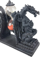 PTC 8 Inch Green Dual Dragon Sand Timer Hourglass Statue Figurine