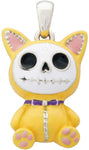 SUMMIT COLLECTION Furrybones Yellow Cat Mao Mao Skeleton Boy Pendant Jewelry