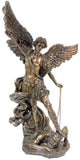 Resin Statue Saint St Michael 32 Inch Cold Cast for Church