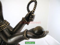 Dancing Ganesha on Lotus Collectible Hinduism Sculpture