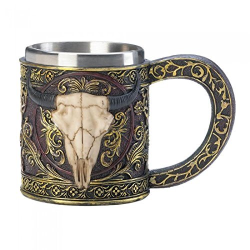 Dragon Crest 10017867 Bull Skull Mug Multicolor