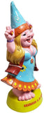 Hippie Lady Gnome Groovy Gardening Garden Gnome Statue 70's