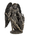 Pacific Giftware Saint Michael Slaying The Evil Dragon Mighty Warrior and Protector San Miguel Statue