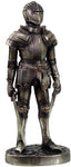 PTC 7 Inch Armored Medieval Knight with Dual Swords Statue Figurine